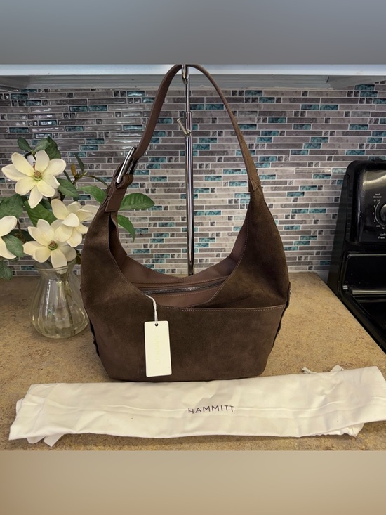 Hammitt Handbags - NWT Hammitt Tom Medium Belted Suede purse